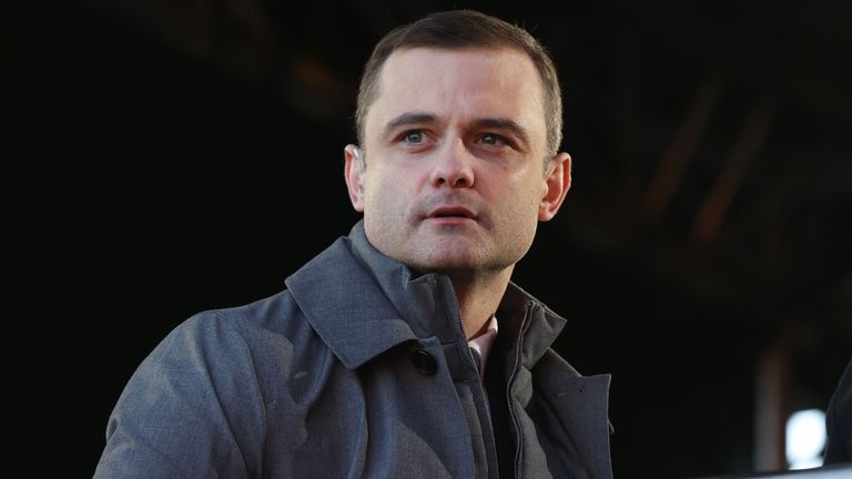 DUNDEE, SCOTLAND - DECEMBER 05: Belgium assistant manager Shaun Maloney on punditry duties with Sky Sports during a cinch Premiership match between Dundee United and Celtic at Tannadice Park, on December 05, 2021, in Dundee, Scotland. (Photo by Craig Williamson / SNS Group)