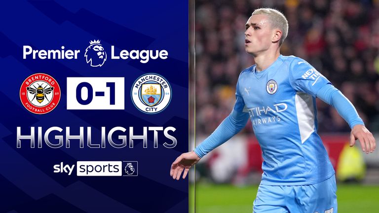 Brentford-Manchester City highlights
