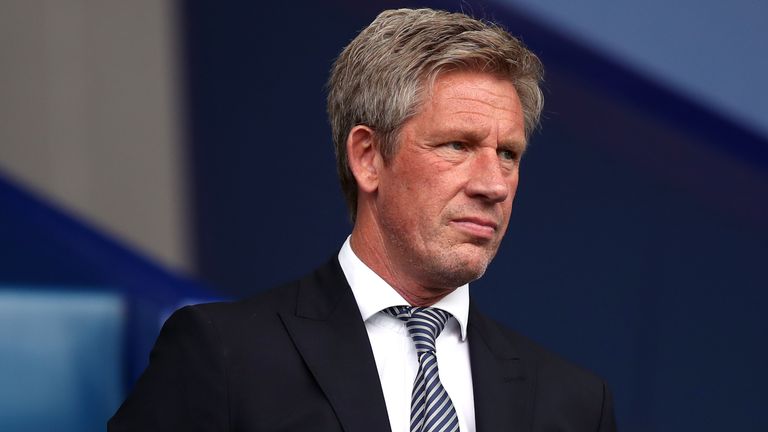 Everton director of football Marcel Brands in the stands during the Premier League match at Goodison Park, Liverpool                                                                                                                                                                                                                                                                                                                                                                                                                      