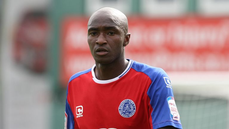 Getty - Marvin Morgan pictured in 2010 playing for Aldershot Town