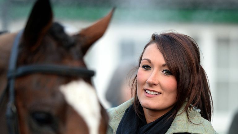 Rebecca Menzies pictured shortly after taking out her trainer's license in 2013