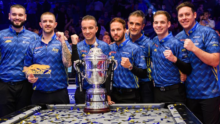 LONDON, UNITED KINGDOM. 10th Dec, 2021..during MOSCONI CUP 2021 at Alexandra Palace on Friday, December 10, 2021 in LONDON ENGLAND..Credit: Taka G Wu/Matchroom Multi Sport