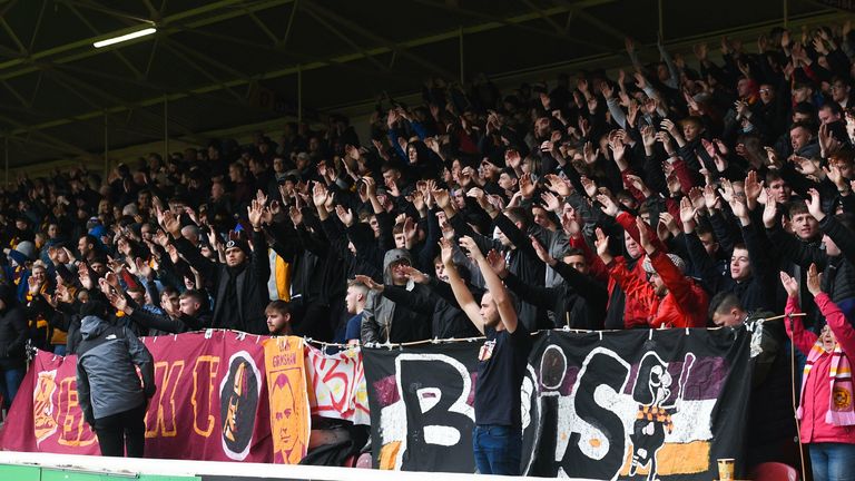 Mugabi says the Motherwell fans support means a lot to him