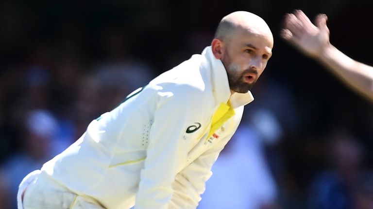 Australia off-spinner Nathan Lyon remains rooted on 399 Test wickets after 24 barren overs on day three in Brisbane