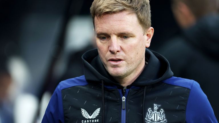 Newcastle United manager Eddie Howe