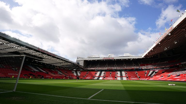 a general view of Old Trafford, Manchester