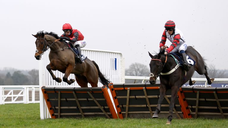 Party Business hits the final hurdle before landing a maiden hurdle at Ascot