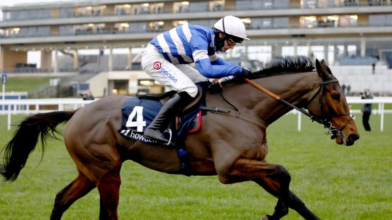 Harry Cobden and Pic D'Orhy go clear in the Noel Novices' Chase at Ascot