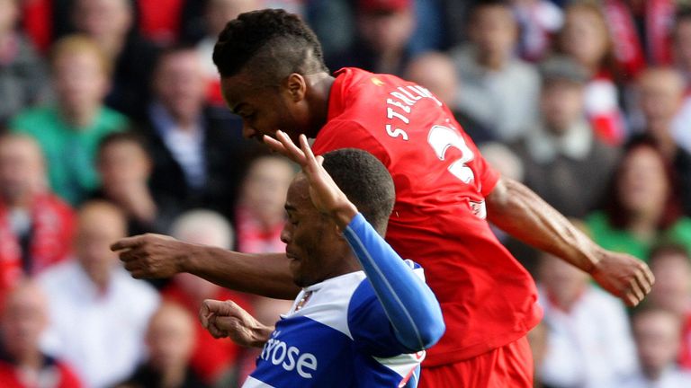 Raheem Sterling scored his first Premier League goal against Reading in 2012