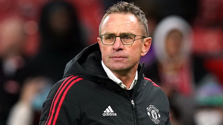 Ralf Rangnick, manager par intérim de Manchester United