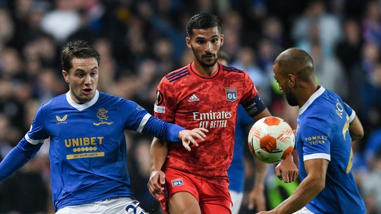 Rangers lost to Lyon at Ibrox