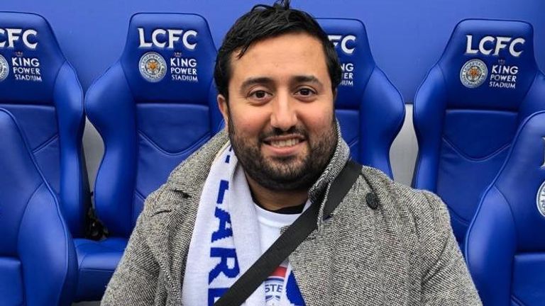 Rishi Madlani, Leicester City fan, chair of Pride in Football