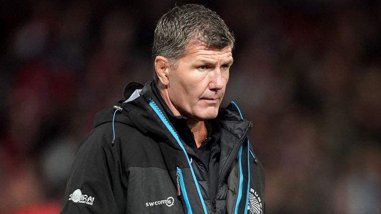 Rob Baxter's Exeter trail second-place Saracens by seven points