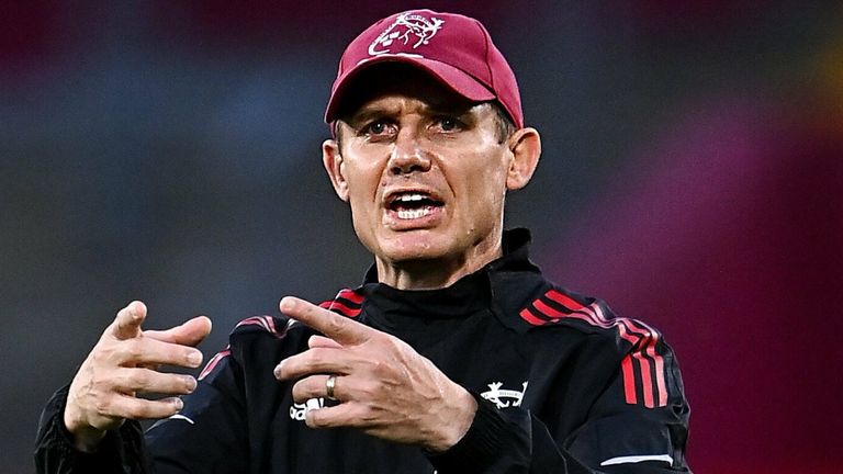 Munster senior coach Stephen Larkham