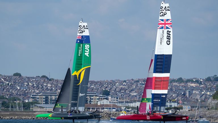 SailGP will return to Plymouth as part of an expanded Season 3 calendar (Image credit: Ricardo Pinto for SailGP)