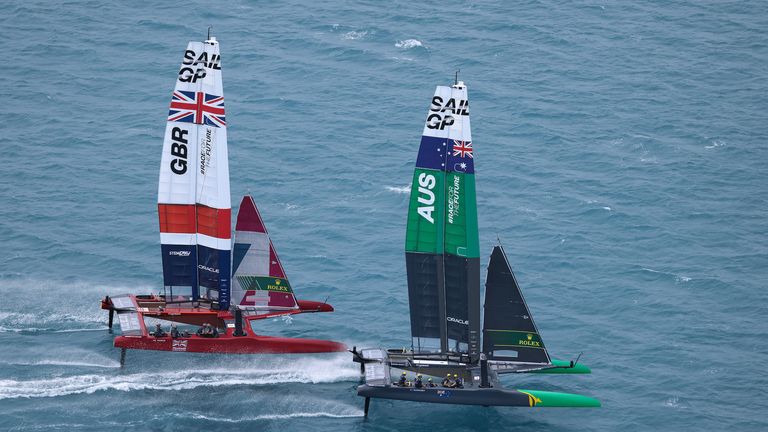 Australia are the defending champions after victory in Season One (Simon Bruty for SailGP)