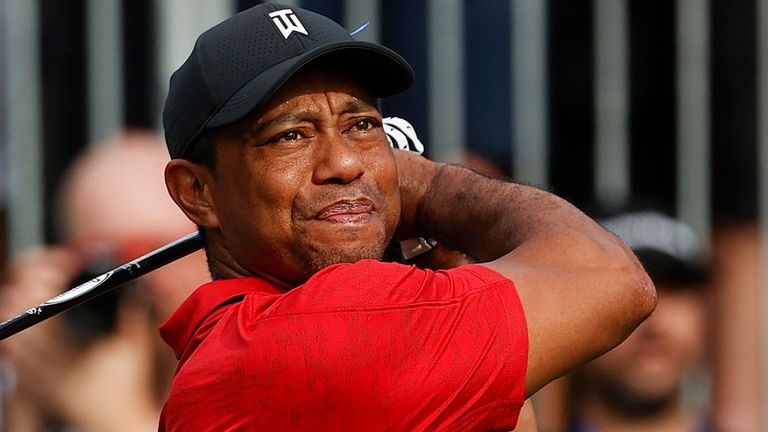 Tiger Woods' last appearance in an official PGA Tour event was at The Masters in November 2020