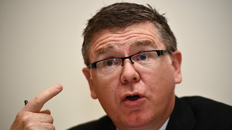 20 October 2021; Ard Sti..rth..ir of the GAA Tom Ryan during the Special Congress Media Briefing at the GAA Museum at Croke Park in Dublin. Photo by David Fitzgerald/Sportsfile
