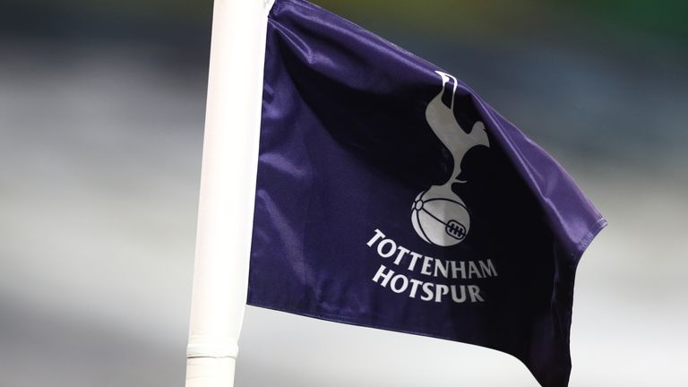 Tottenham corner flag at Tottenham Hotspur Stadium