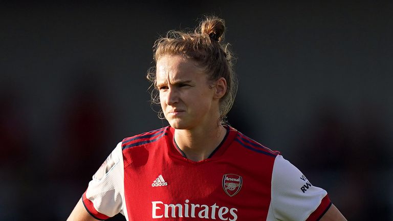 Arsenal&#39;s Vivianne Miedema during the FA Women&#39;s Super League match at Meadow Park