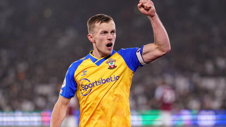 James Ward-Prowse celebrates his penalty