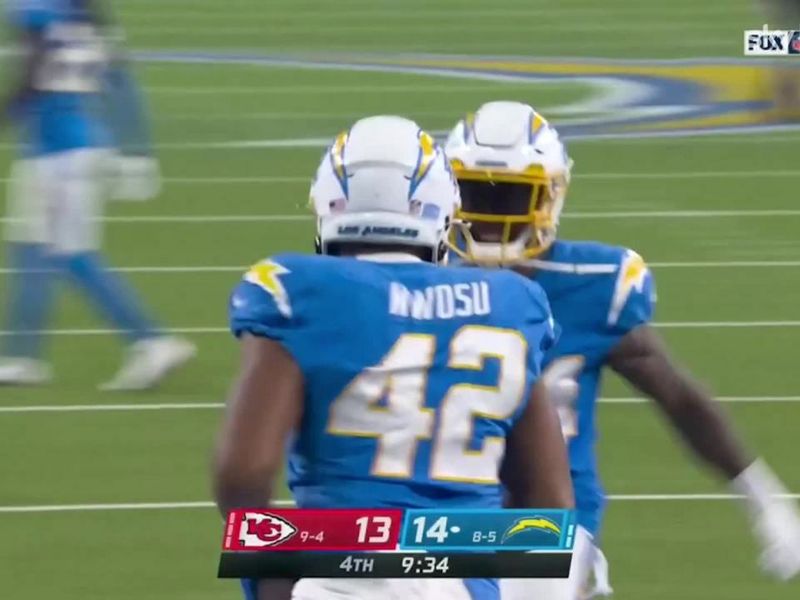 Chiefs 34-28 Chargers: Chiefs 34-28 Chargers: Score and highlights