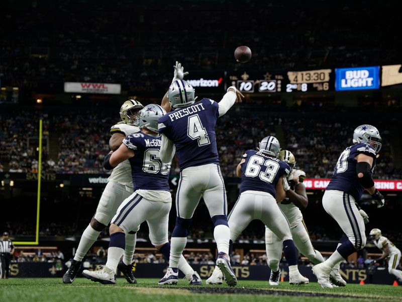 Speedy Tony Pollard burns Saints on 58-yard run for Dallas TD