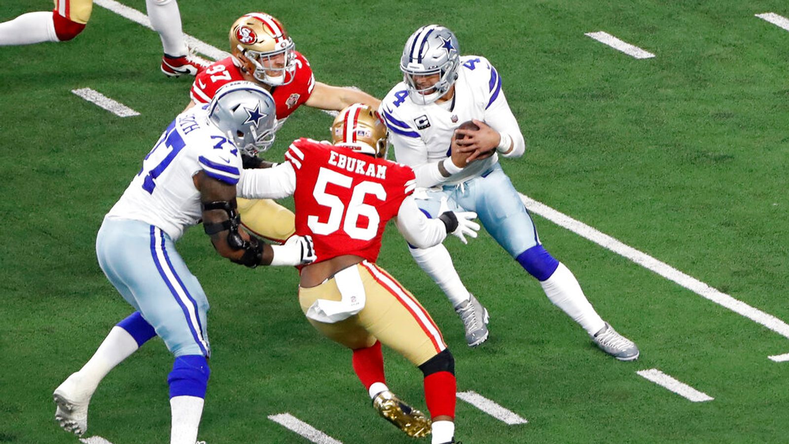 Dallas Cowboys fall behind 49ers early, lose Wild Card game 23-17 -  Blogging The Boys