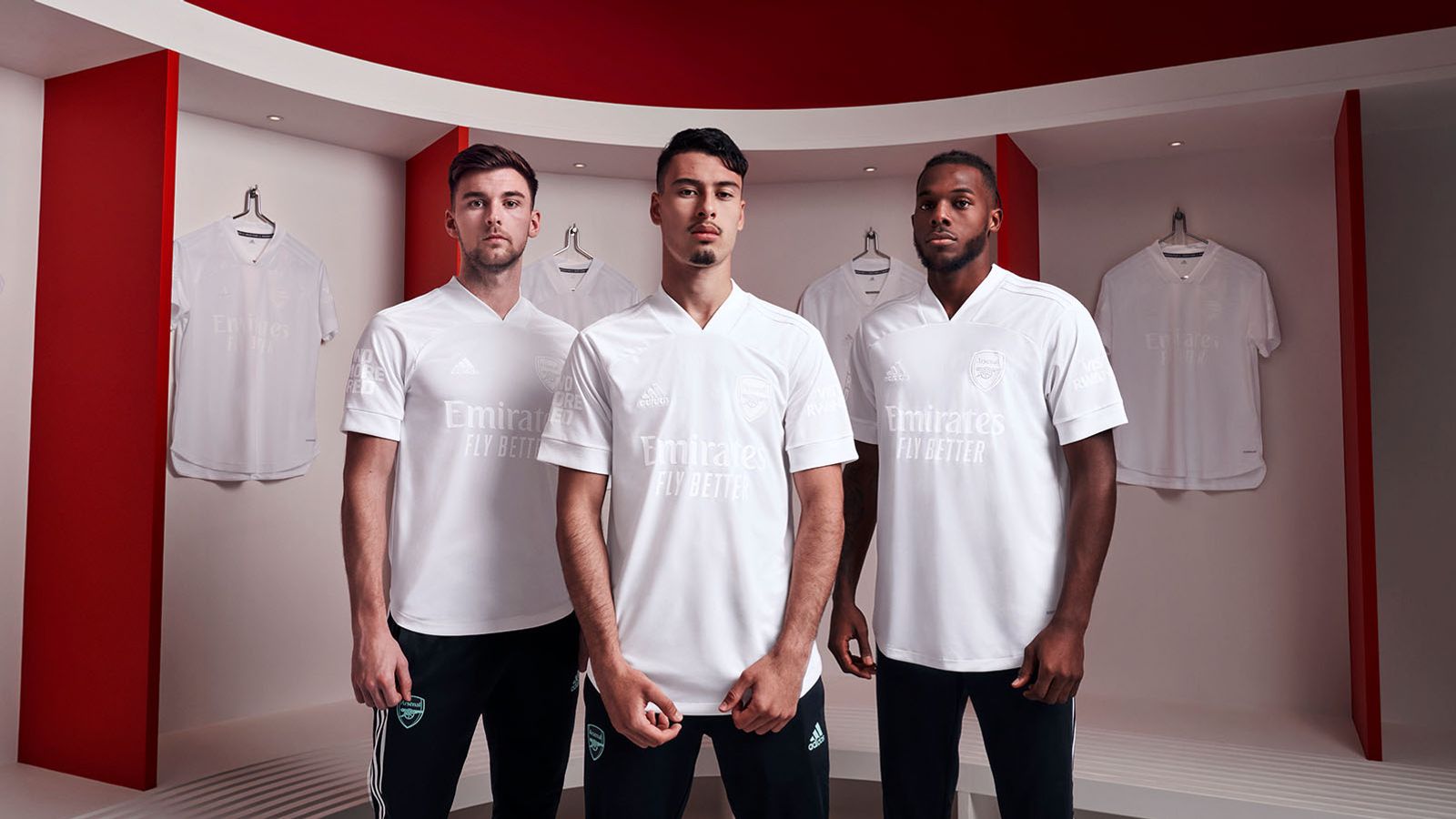 Arsenal removed red from jersey and play in all-white to raise awareness for the rise in knife crime in the UK.