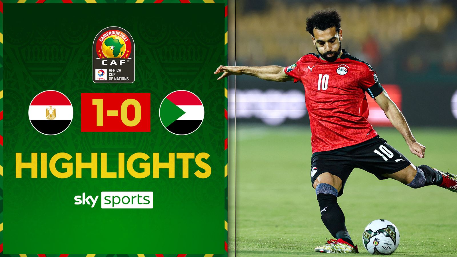 Egypt 10 Sudan Mohamed Salah and co through to AFCON knockout stages