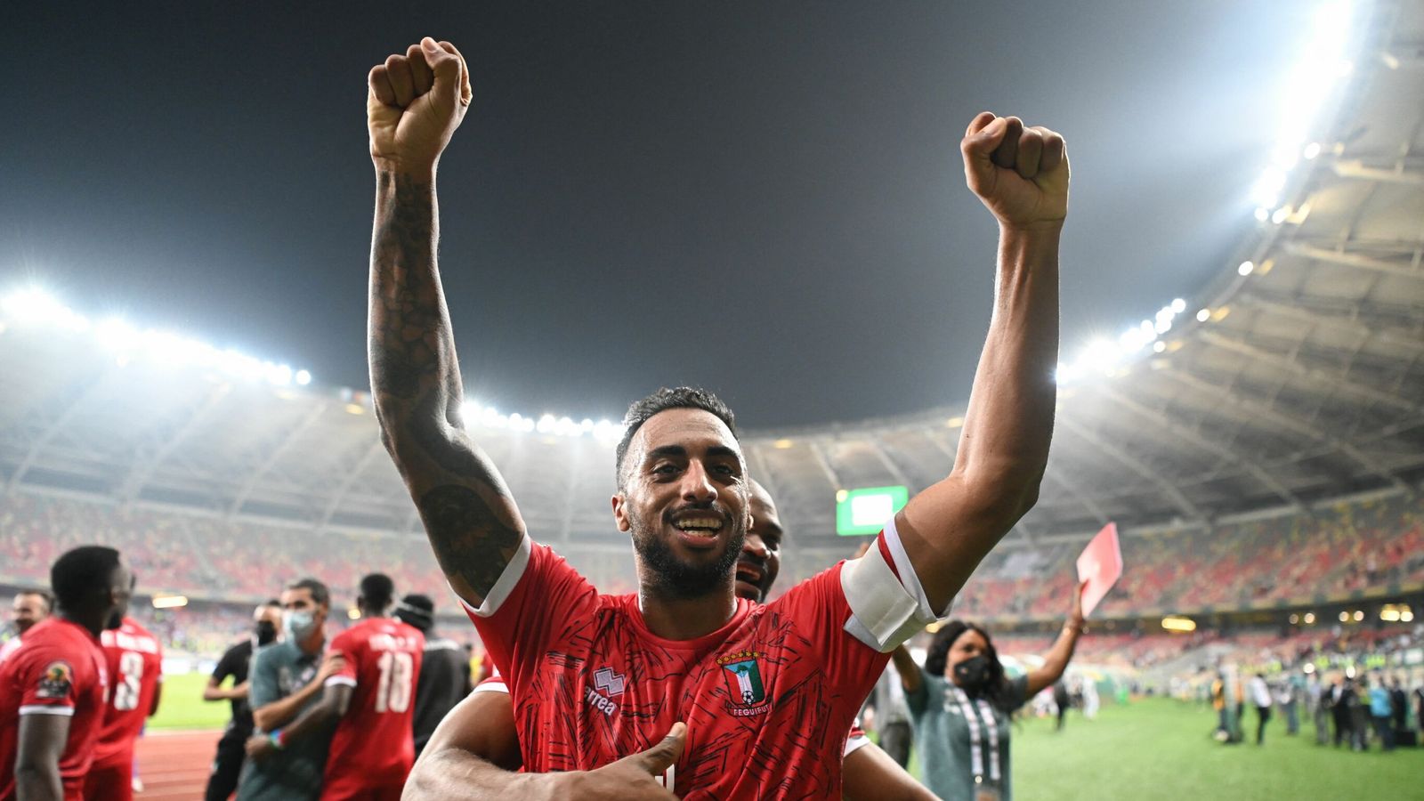 Algeria 01 Equatorial Guinea Esteban Obiang scores in epic AFCON