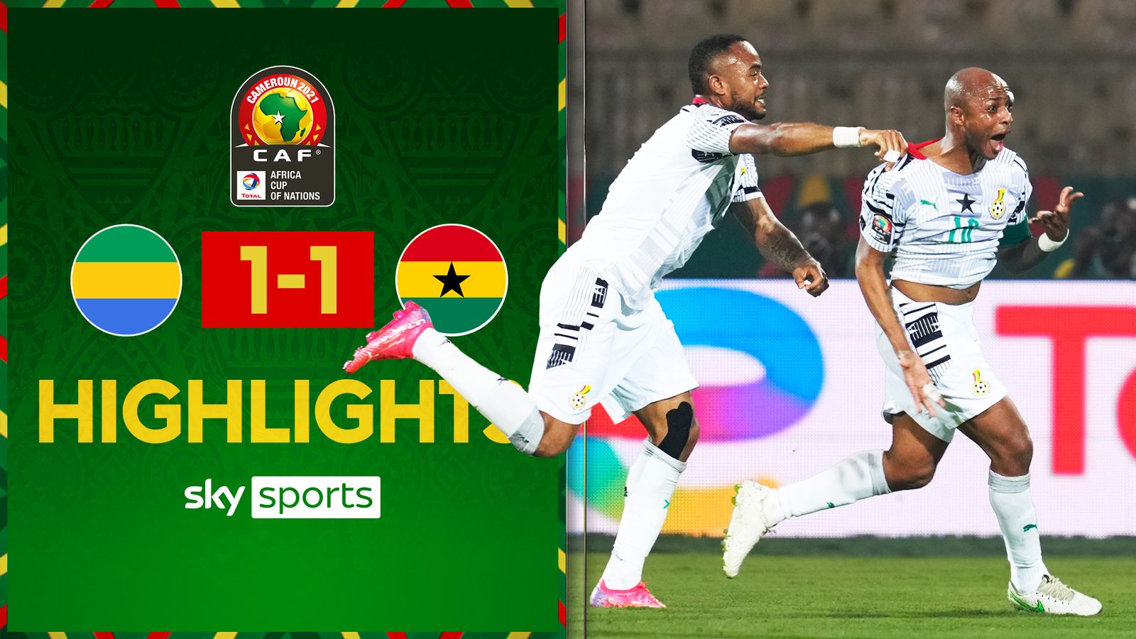 Gabon 1-1 Ghana | Football News | Sky Sports