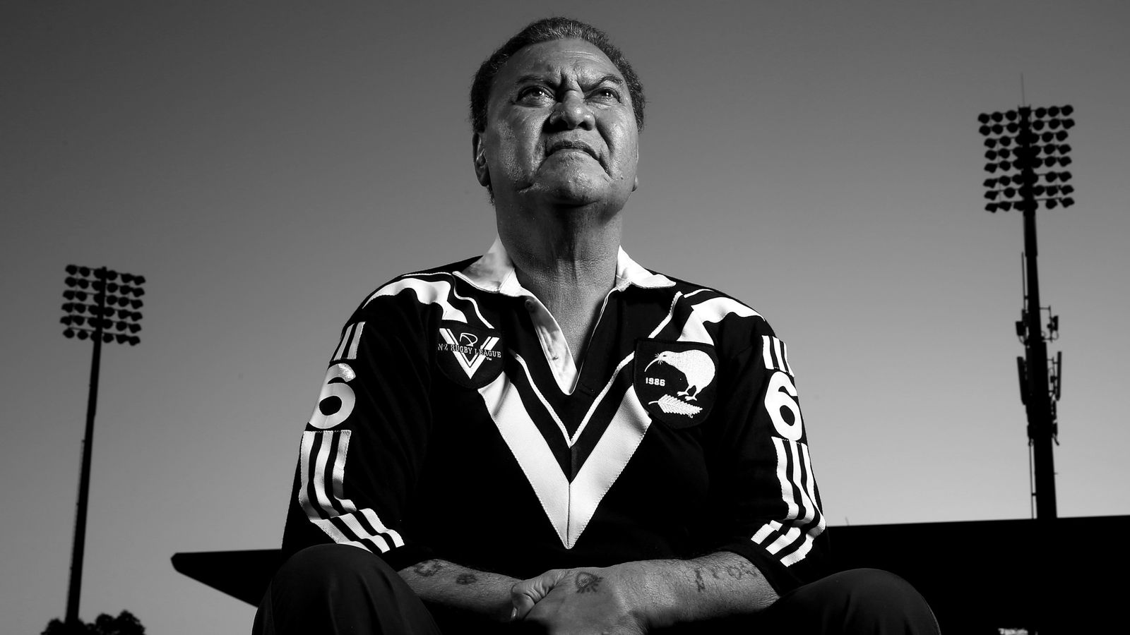 Olsen Filipaina New Zealand Rugby League Great On Ventilator With Olsen Filipaina New Zealand Rugby League Great On Ventilator With