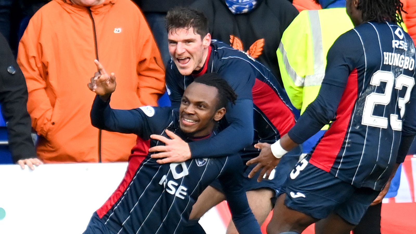Ross County striker Regan Charles-Cook subjected to racial abuse online after draw with Rangers