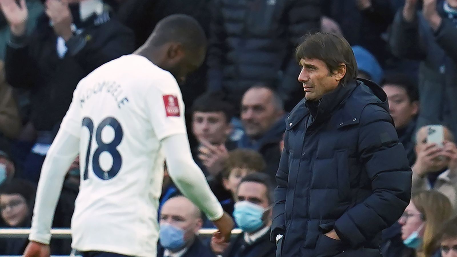 Tanguy Ndombele booed during Tottenham FA Cup win over Morecambe, Antonio Conte urges midfielder to 'change opinion'