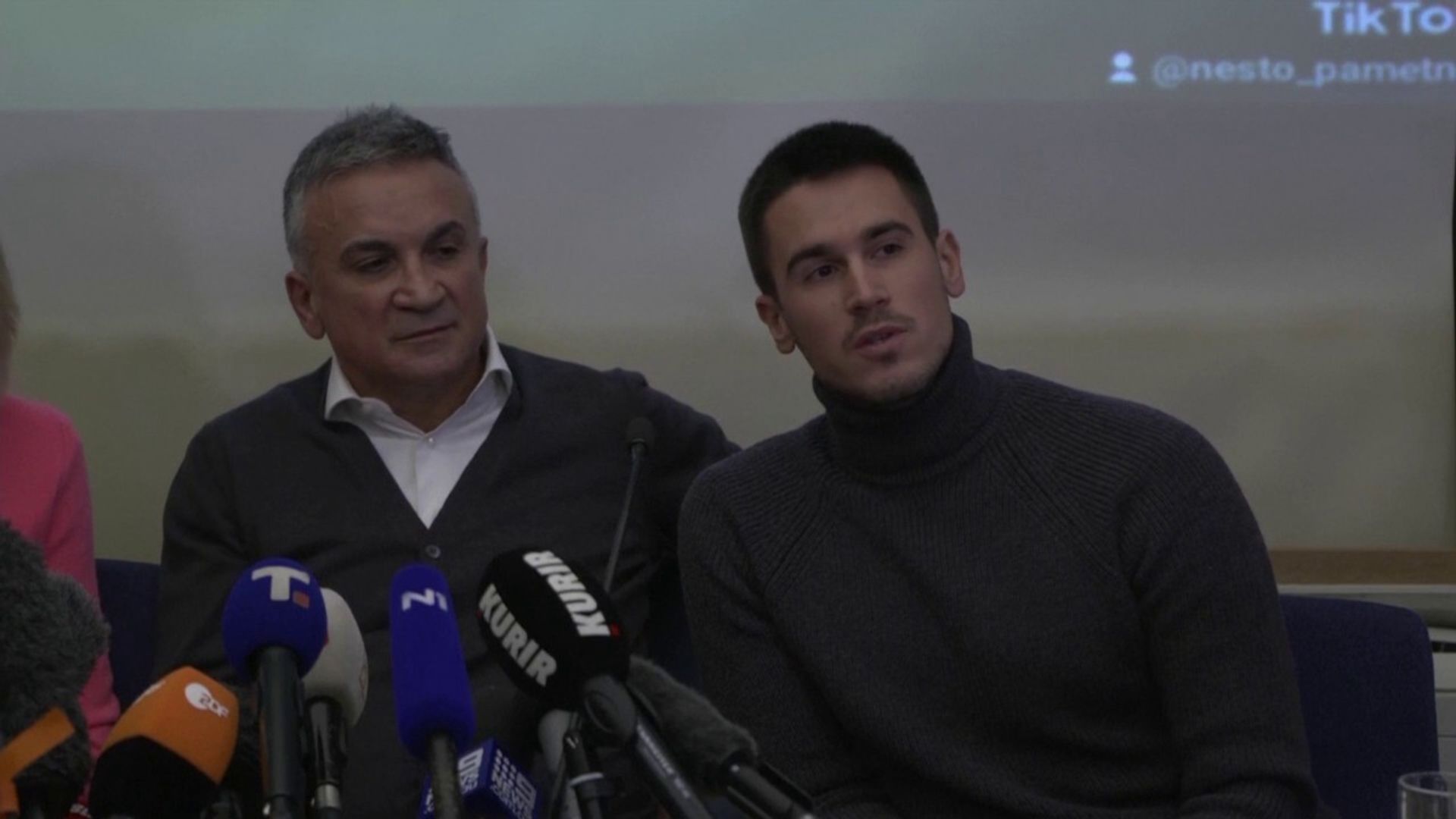 'This press conference is adjourned' - Djokovic family avoid Covid question