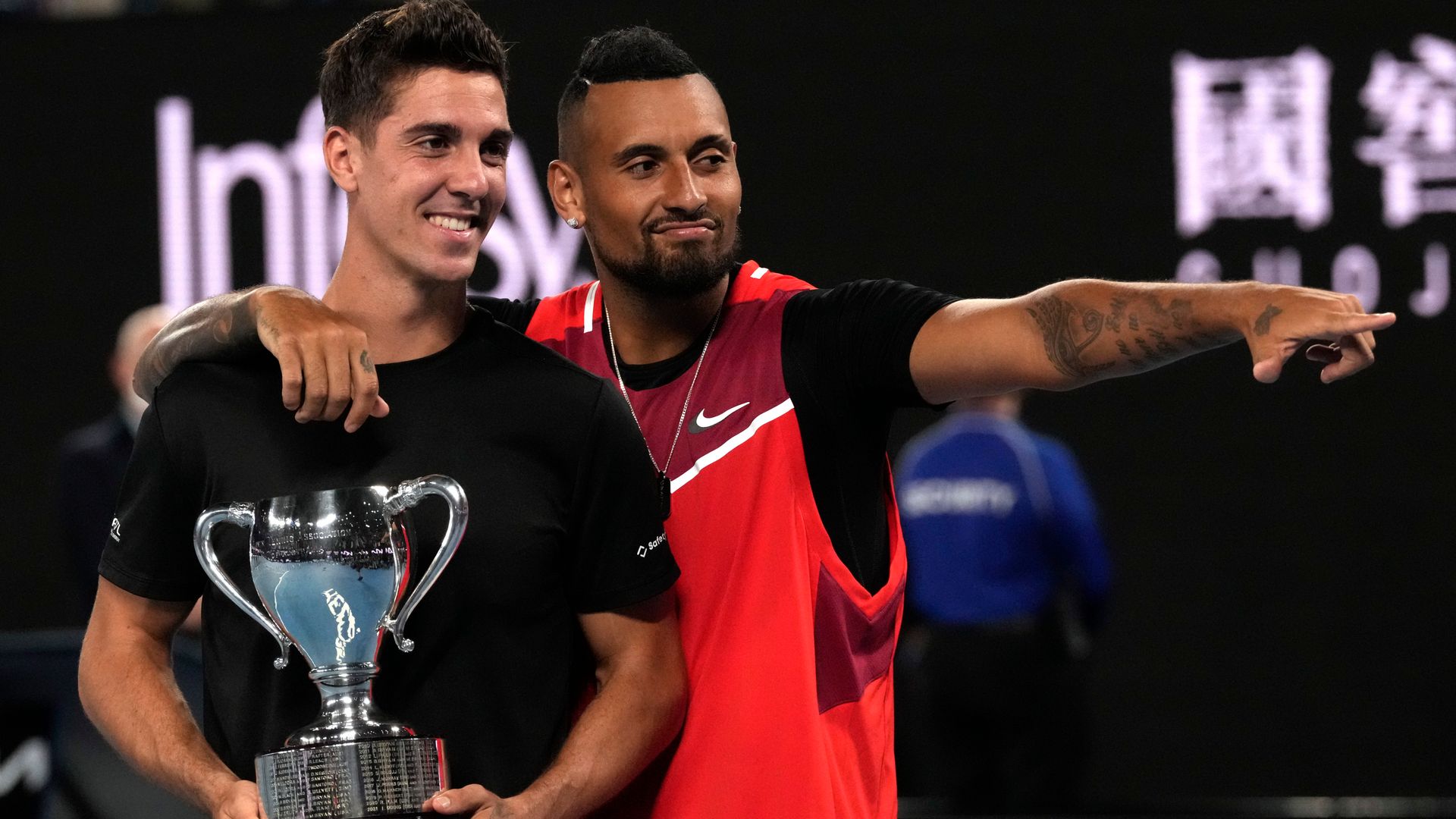 Kyrgios feels a 'different person' after Australian Open experience