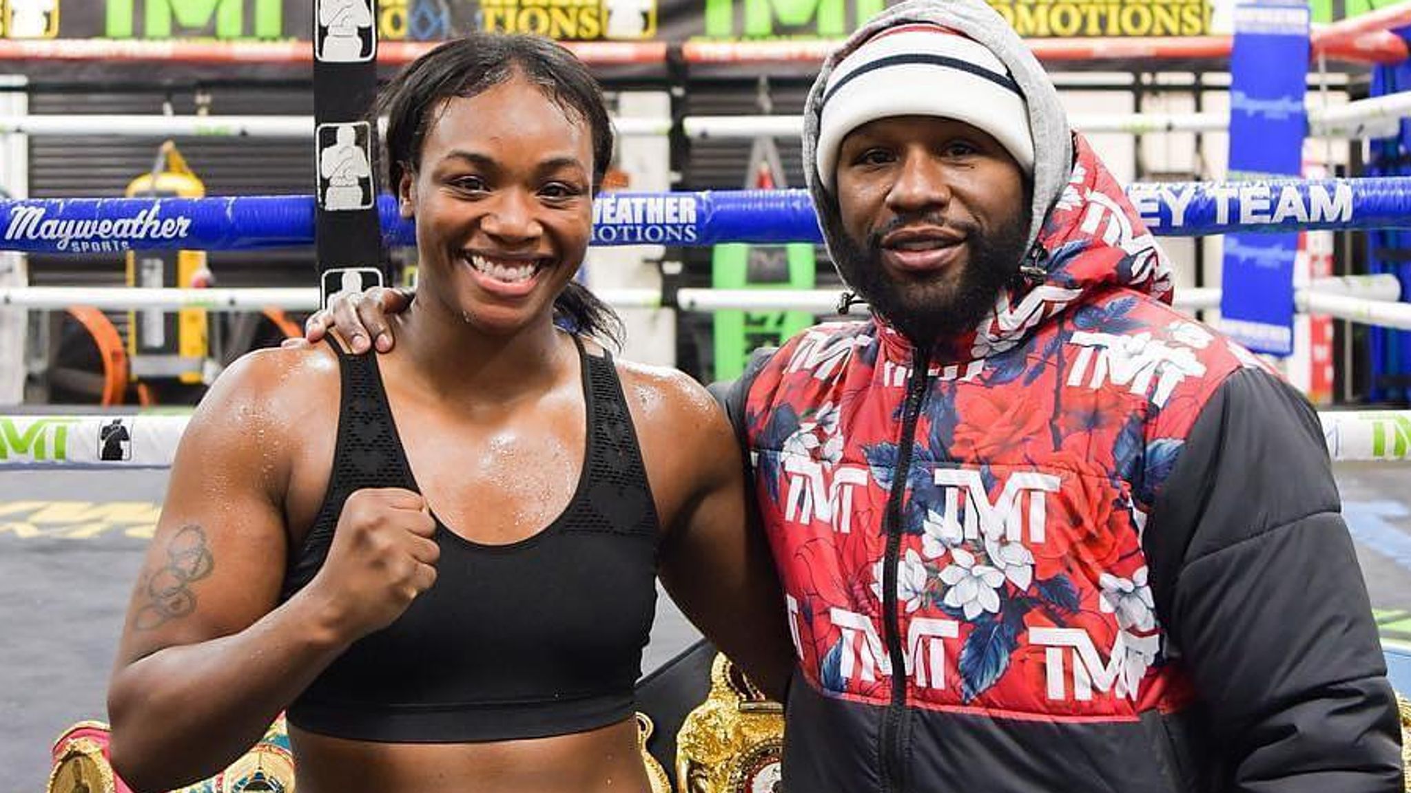 Claressa Shields reveals inspiration from Floyd Mayweather and says boxing legend will be ringside for her UK debut Boxing News Sky Sports
