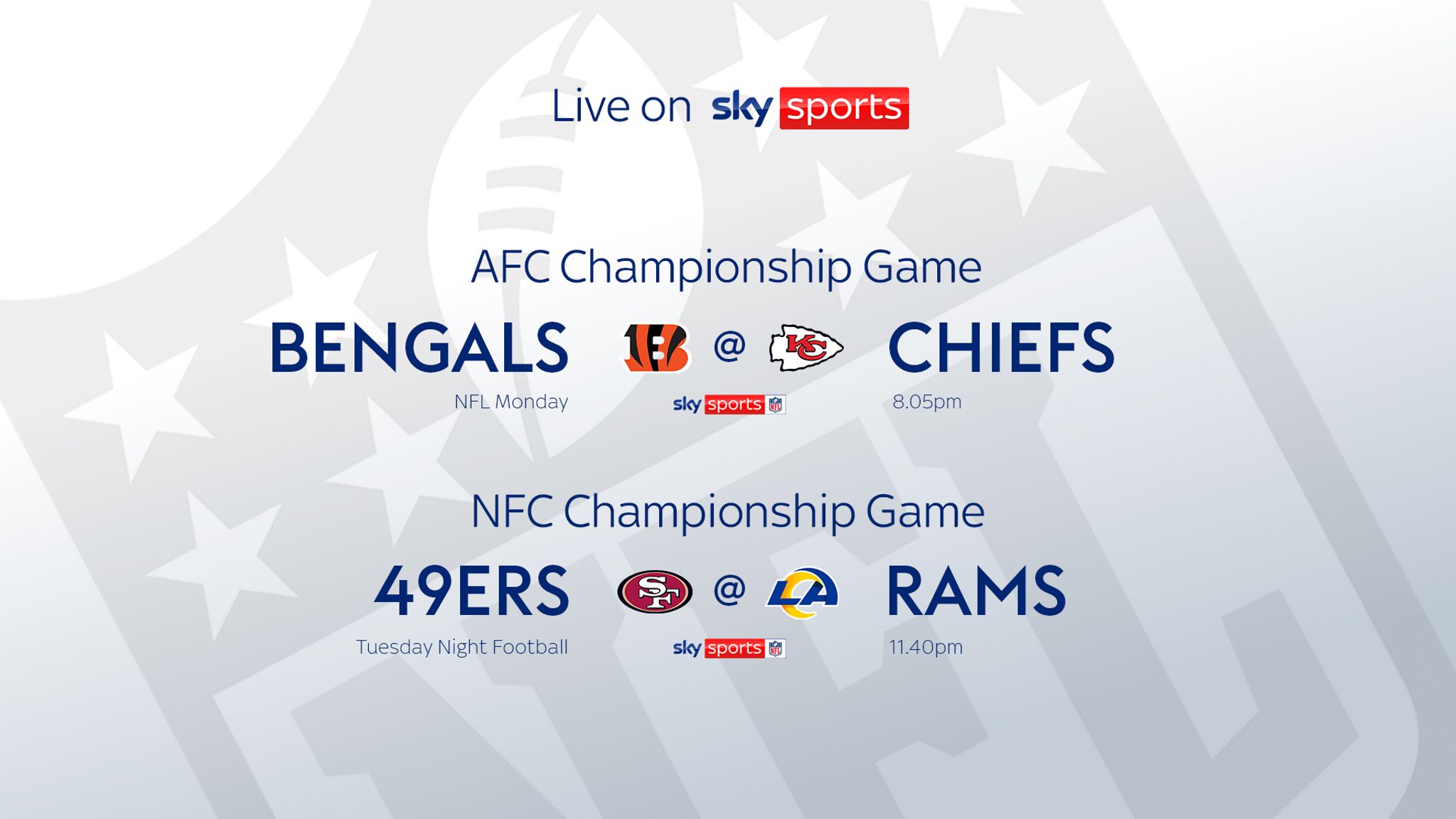 AFC Championship Game time: Bengals-Chiefs how to watch, TV channel, stream