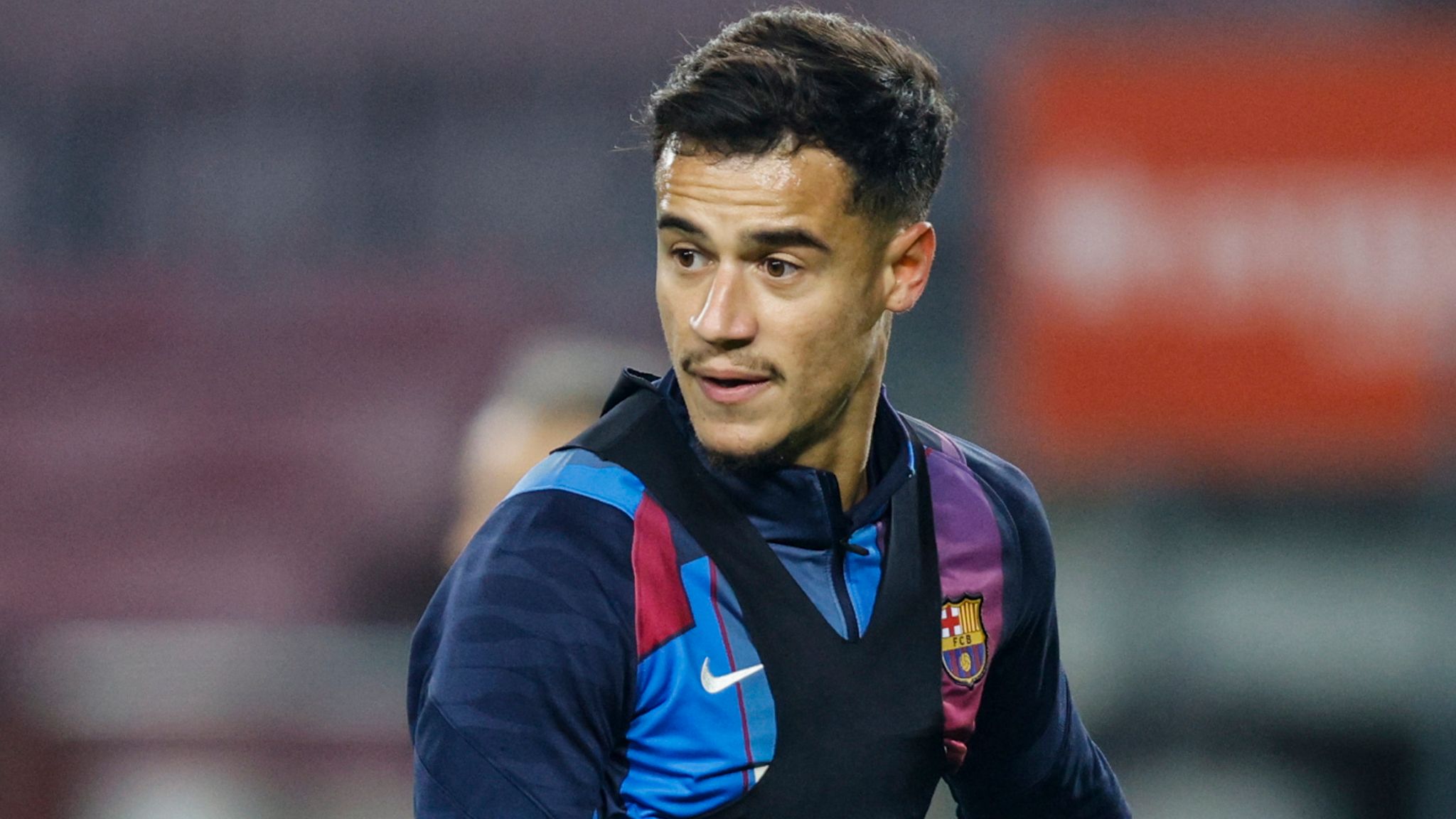 Philippe Coutinho pictured in Aston Villa colours for the first time since  loan move from Barcelona