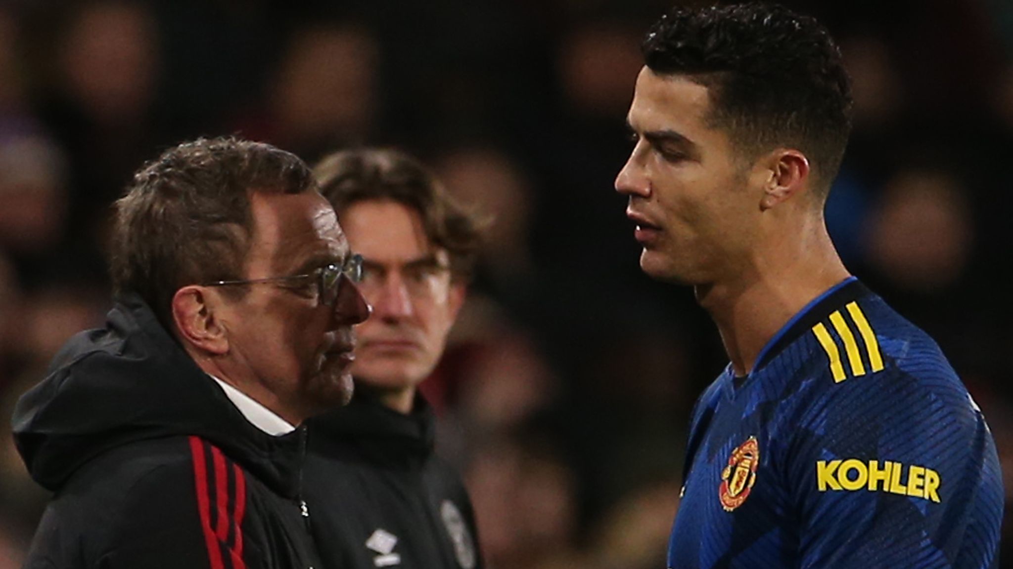 Manchester United boss Ralf Rangnick: Cristiano Ronaldo sub reaction not taken personally | Football News | Sky Sports