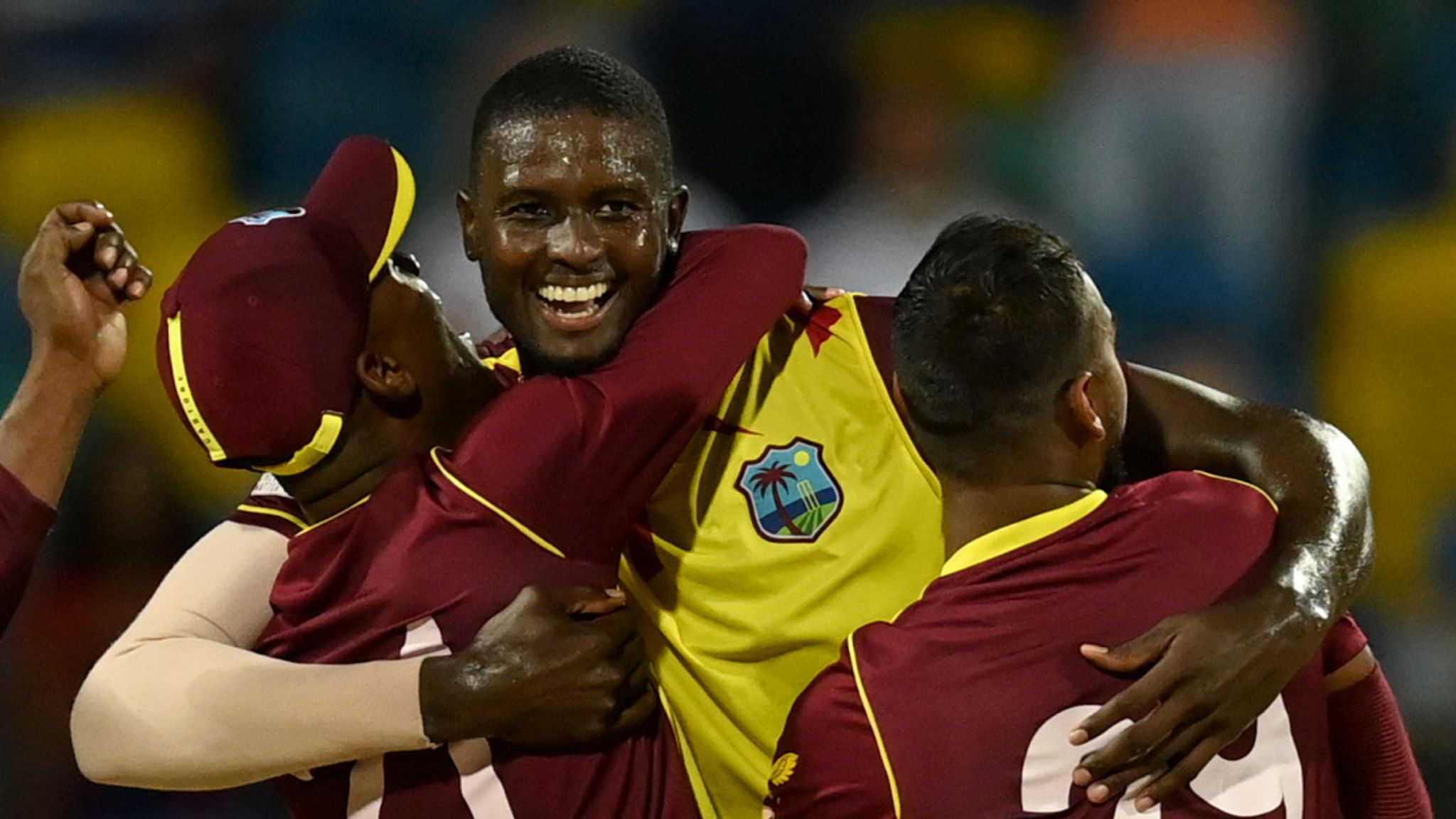 Jason Holder takes four wickets in four balls to seal T20I  series win over England | Cricket News | Sky Sports