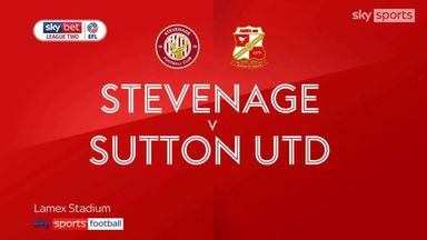 Stevenage 3-3 Sutton