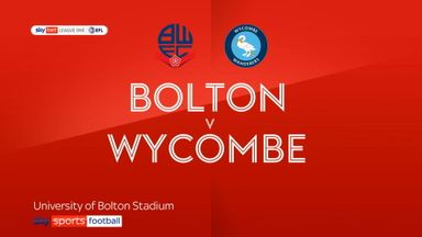 Bolton 0-2 Wycombe