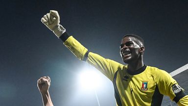 Jesus Owono was Equitorial Guinea's hero in the penalty shoot-out win over Mali