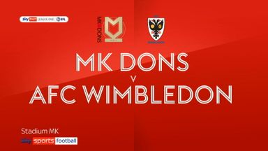 MK Dons 1-0 AFC Wimbledon
