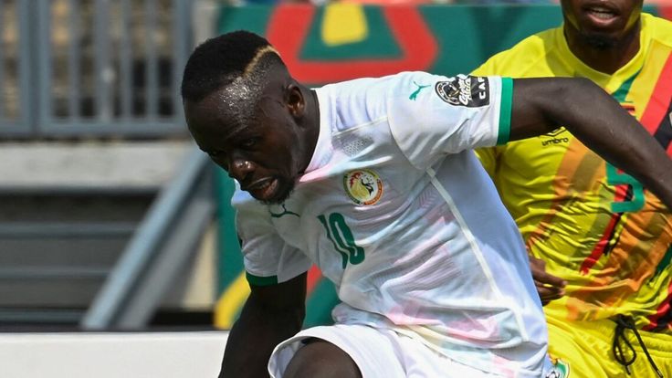 Liverpool forward Sadio Mane scored Senegal's winner from the penalty spot in injury time