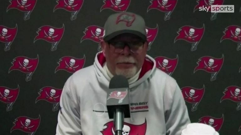 Bruce Arians refused to discuss Antonio Brown in the Tampa Bay Buccaneers press conference claiming 'He is no longer a Buc' after victory over the New York Jets