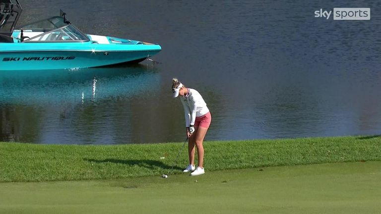 World number one Nelly Korda in action at the Tournament of Champions