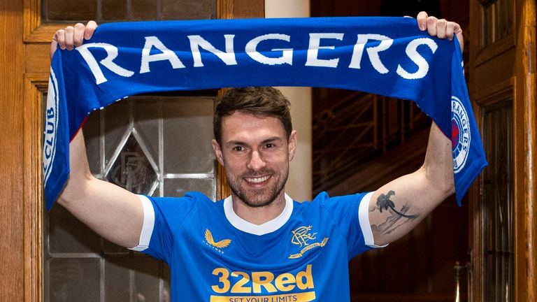 Aaron Ramsey could make his Rangers debut at Celtic Park